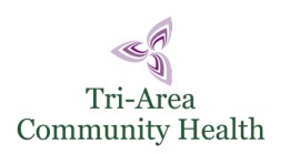 Tri Area Community Health Logo- Purple and Green